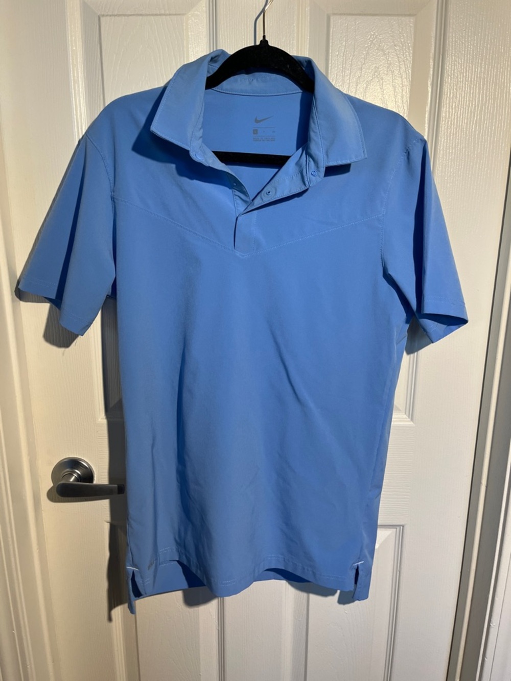 Nike Men’s Sky Blue Short-Sleeve Golf Polo